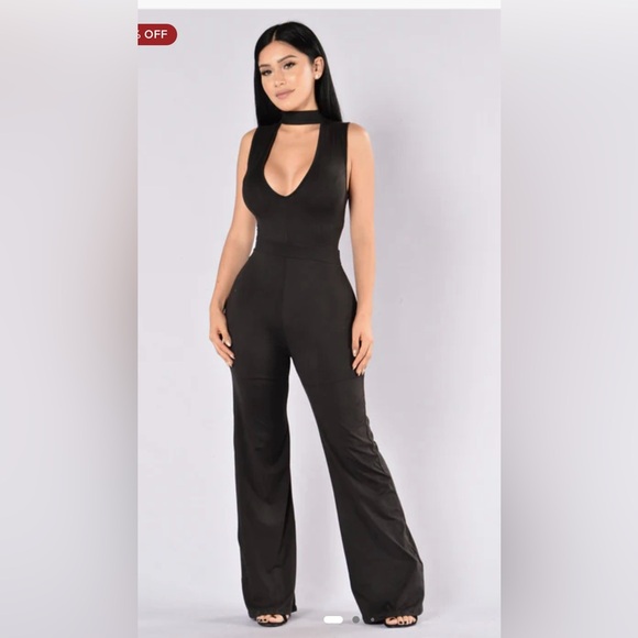 Fashion Nova Pants - FN Sophisticated & Sexy Wide Leg Jumpsuit Sz Small
